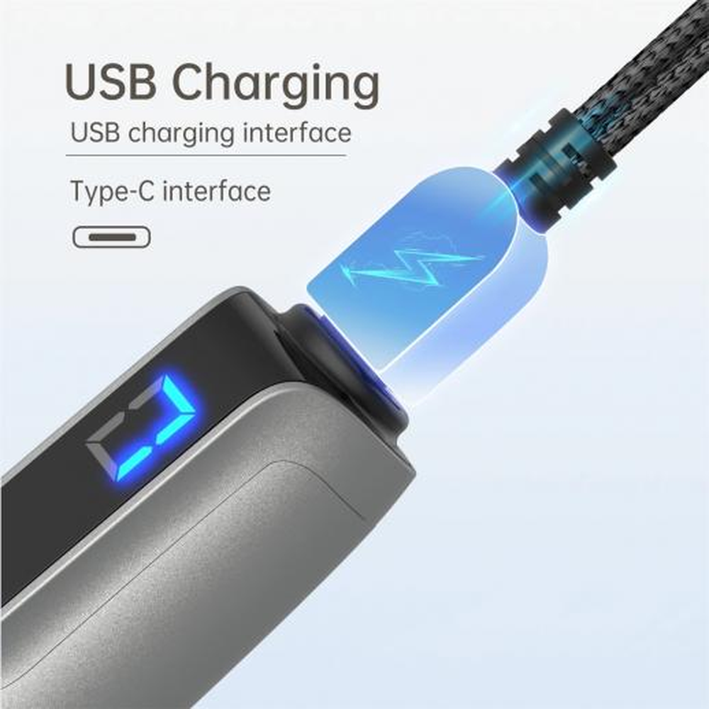 Dr. Pen M8s USB Type-C charging connection illustrated at the top of the handpiece